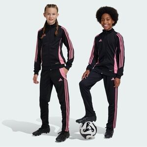 Adidas Kid Black/Pink Track Pants
